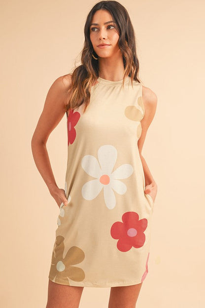 Zenaida® | Daisy print tank dress