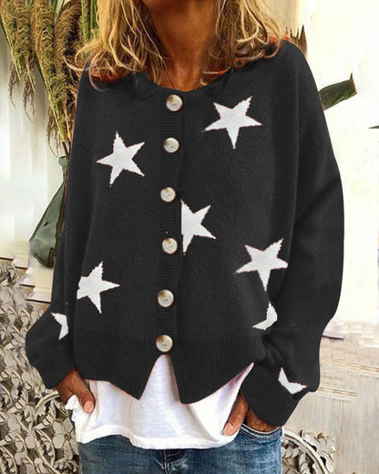 Penélope® | Women's cardigan with star sweater