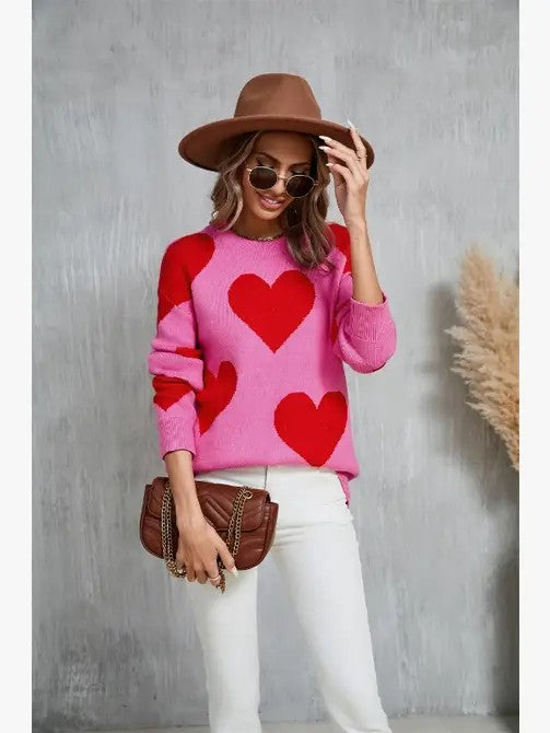 Adela® | Heart knit sweater