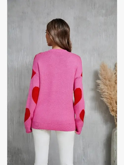 Adela® | Heart knit sweater