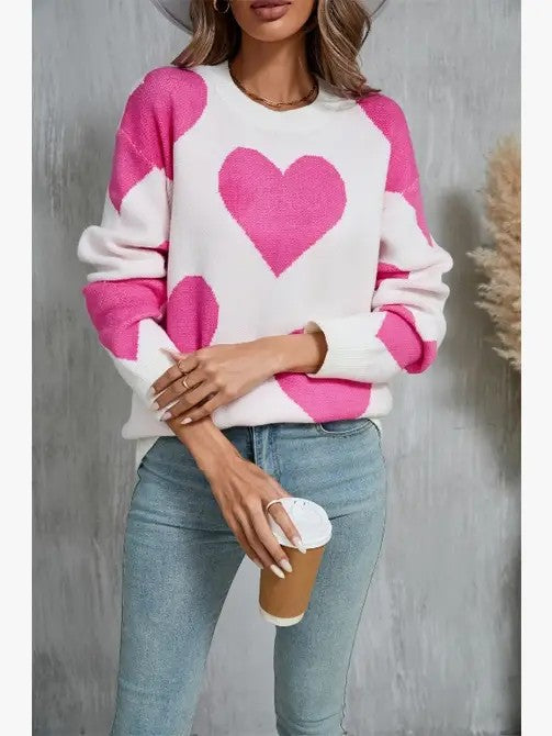 Adela® | Heart knit sweater