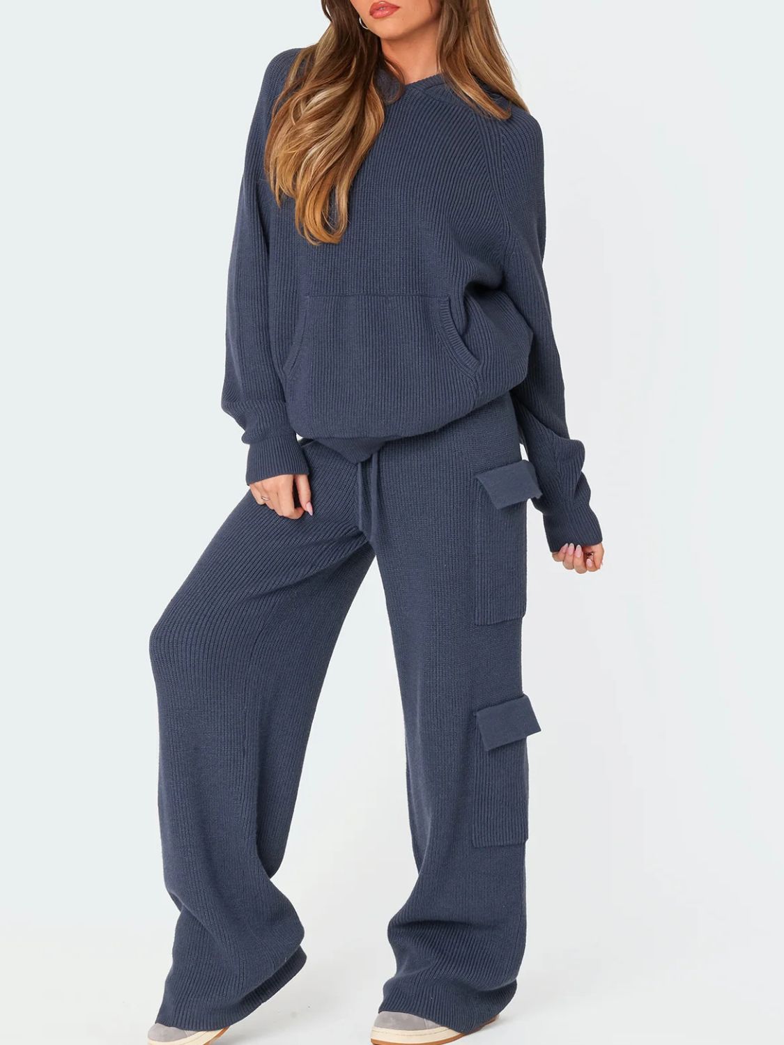 Tatjana® | Long sleeve hoodie top and pants sweater set