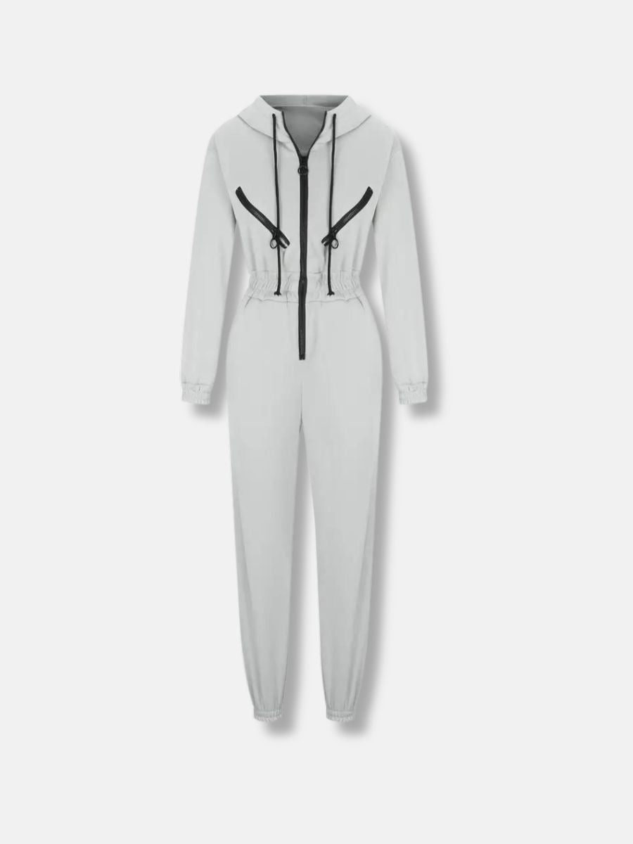 Nadia® | Jumpsuit with hood and drawstring