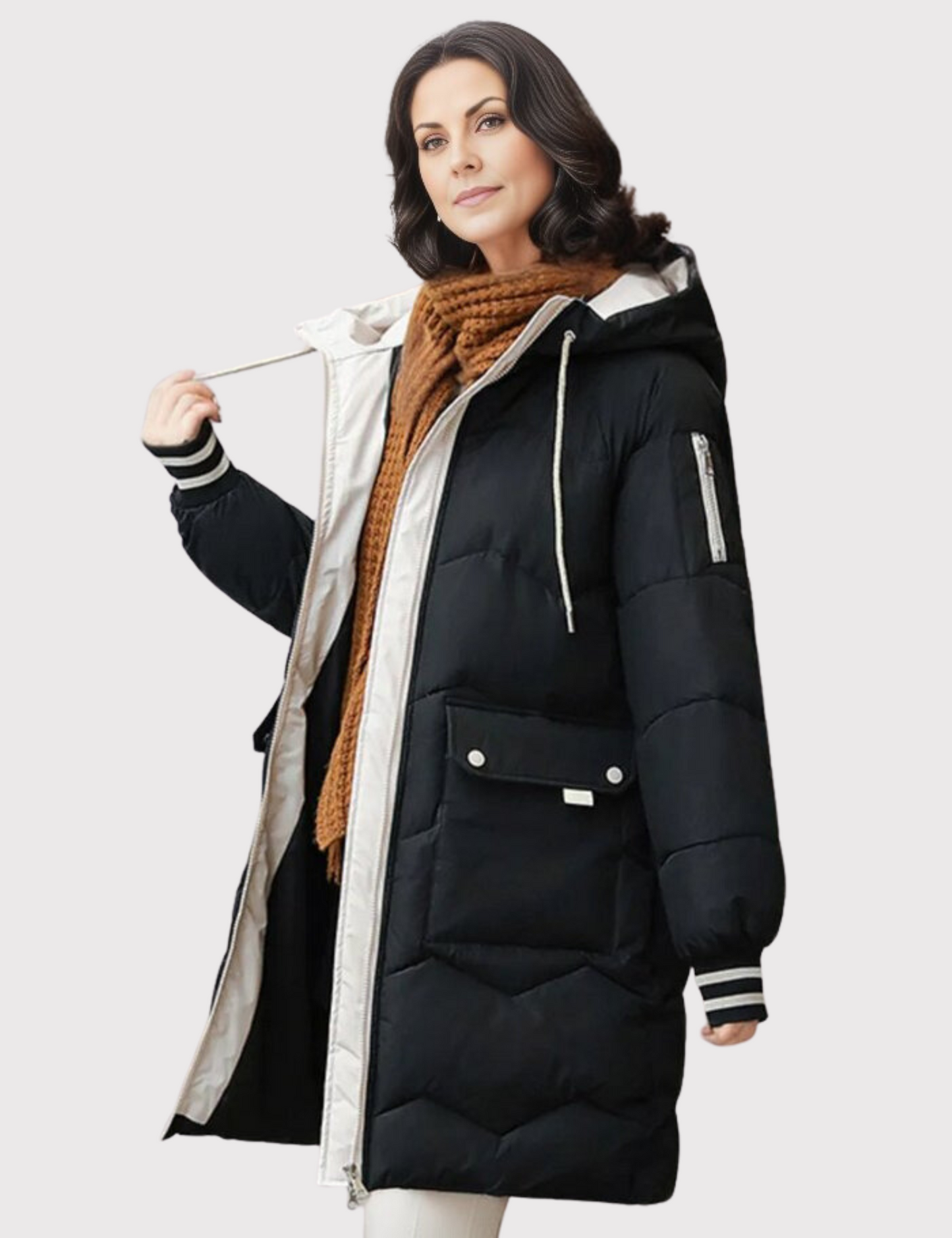 Tamara® | Winter coat with hood