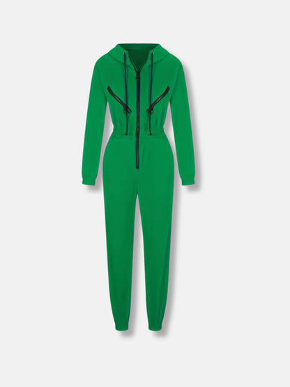 Nadia® | Jumpsuit with hood and drawstring