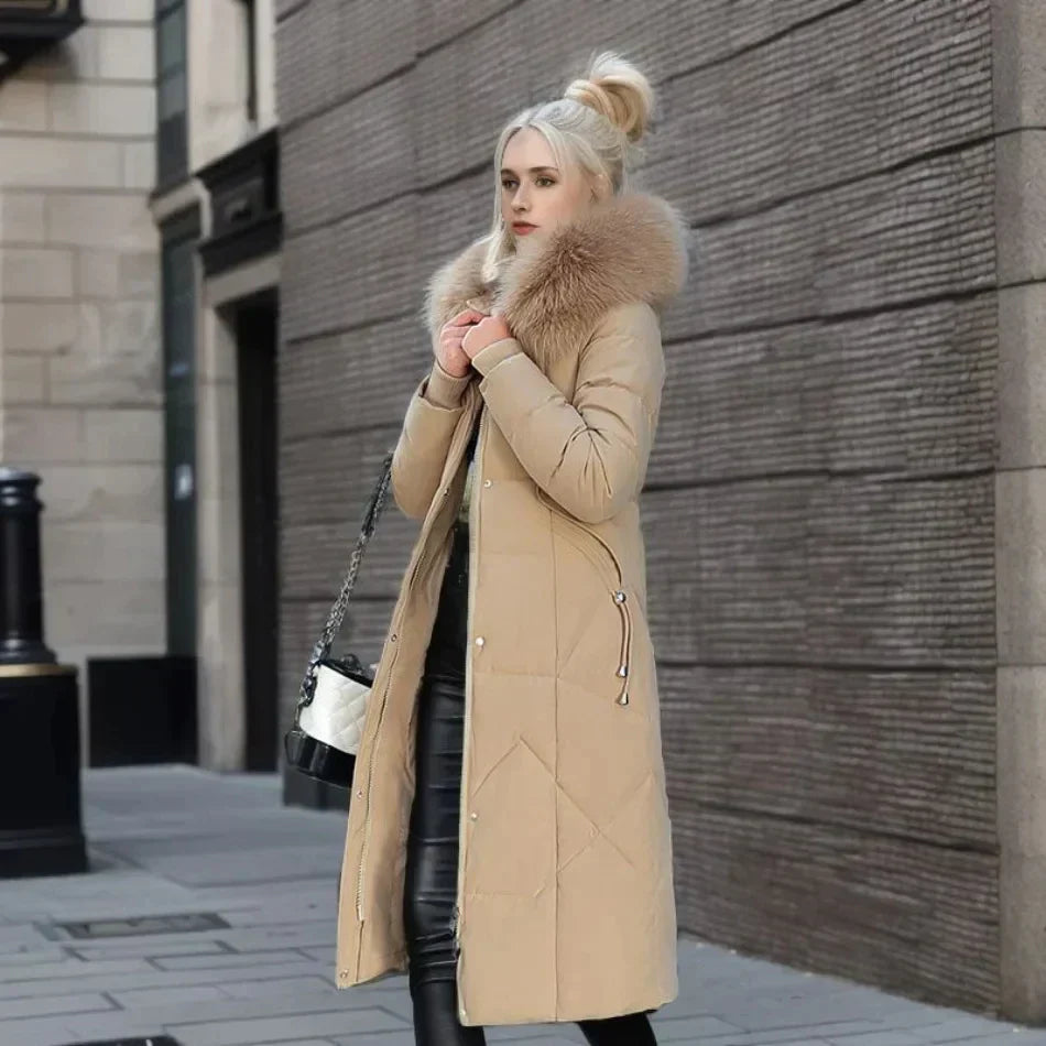 Yoselin® | Italian Stylish Coat With Faux Fur