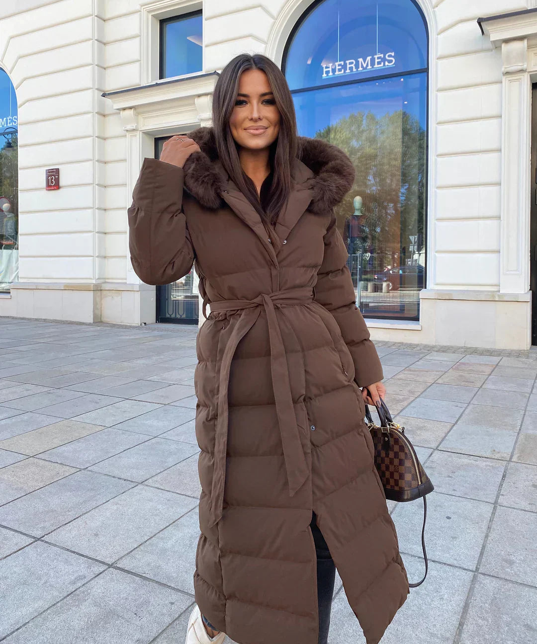 Xandra® | Cozy winter long jacket