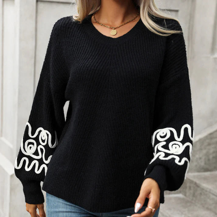 Alessandra® | Casual knitted sweater for women