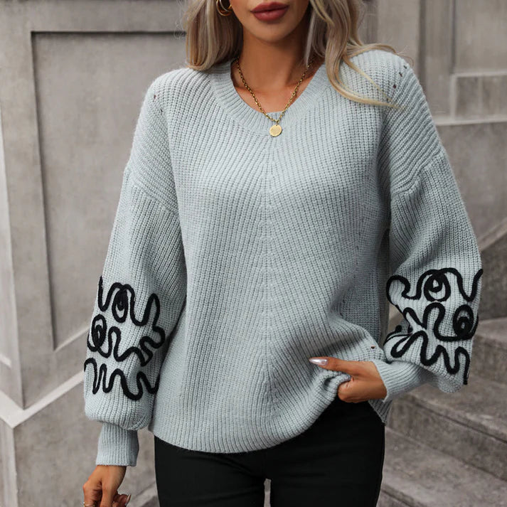 Alessandra® | Casual knitted sweater for women