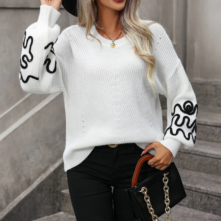 Alessandra® | Casual knitted sweater for women