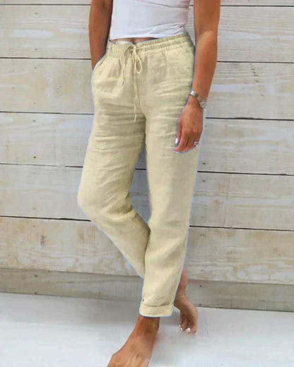 Nyx® | Elegant linen trousers for women