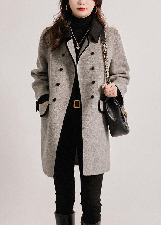 Zulema® | The wool coat with buttons elegance