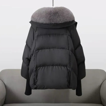 Quintina® | Luxurious winter jacket with fur collar