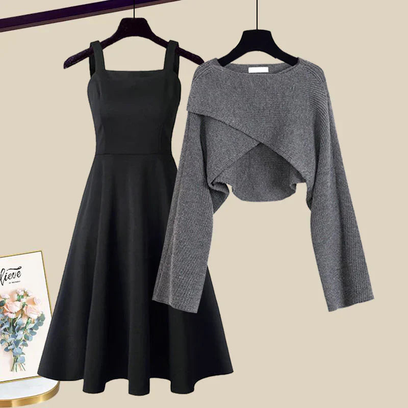 Wilhelmina® | Stylish combination of knitted dresses