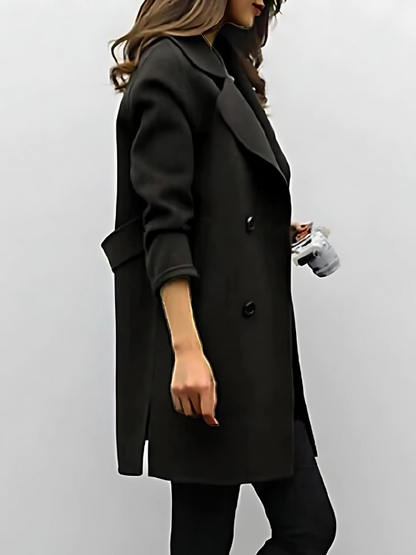 Yolaina® | Long classic trench coat for women