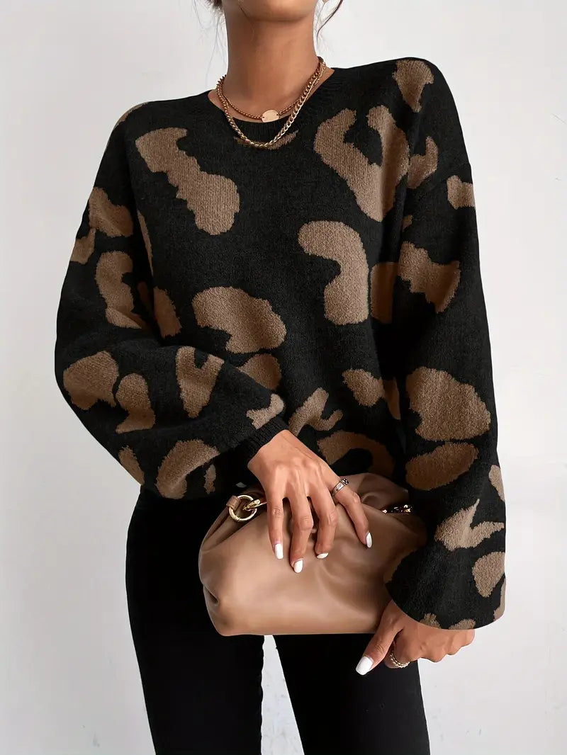 Ana® | Trendy leopard print sweater