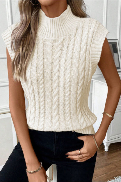 Thea® | Cable knit turtleneck sweater