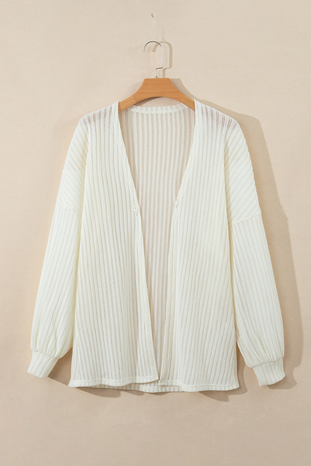 Zara® | Long sleeve open front cardigan