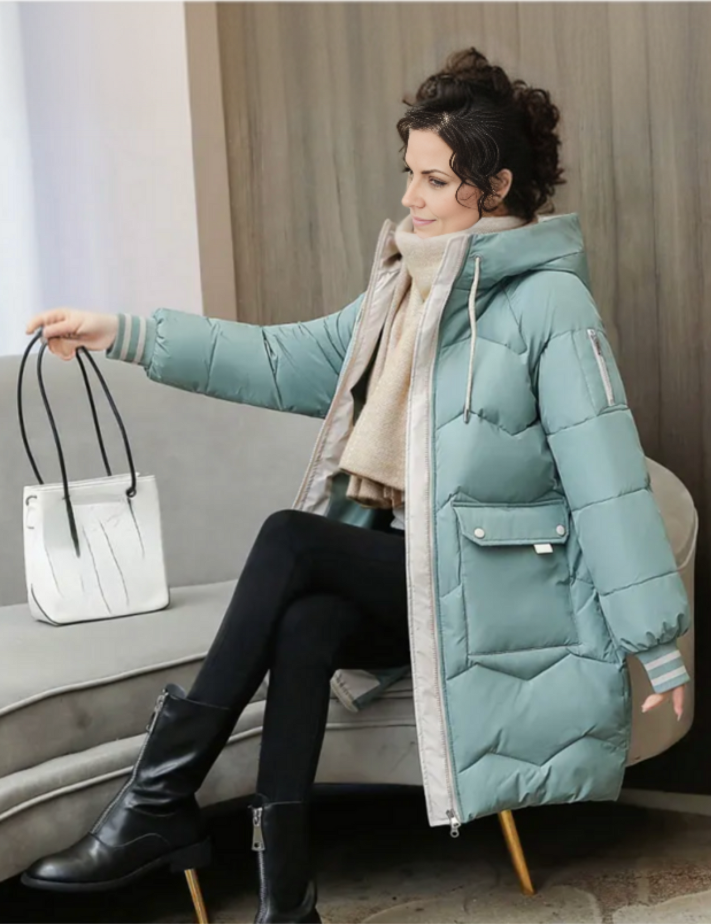 Tamara® | Winter coat with hood