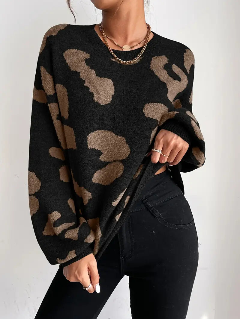 Ana® | Trendy leopard print sweater