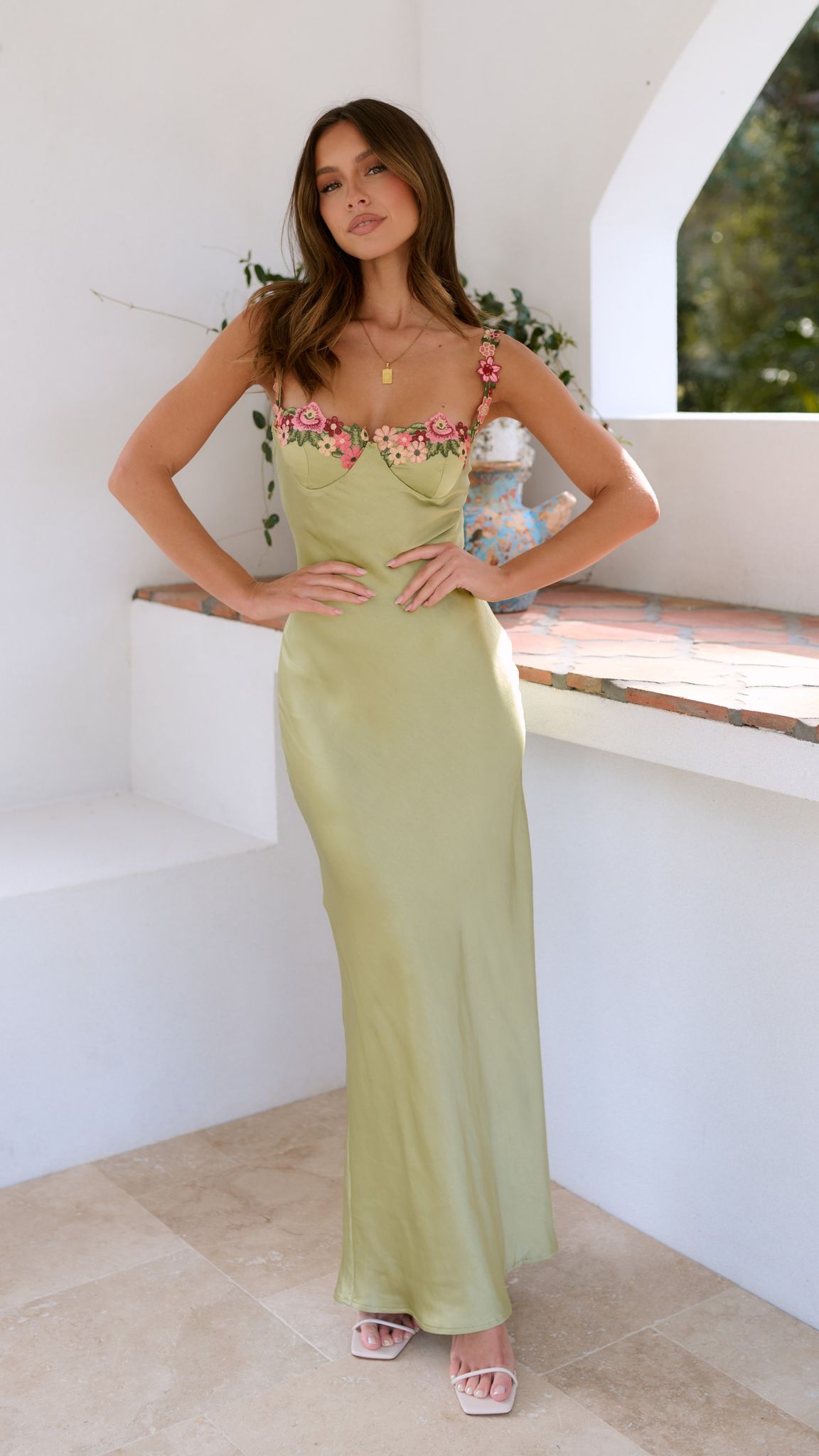 Tatiana® | Maxi dress with floral detail