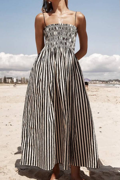 Zoe® | Elegant dress with zebra stripes