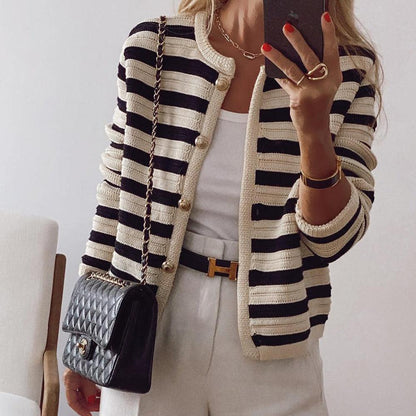 Talia® | Comfortable striped cardigan