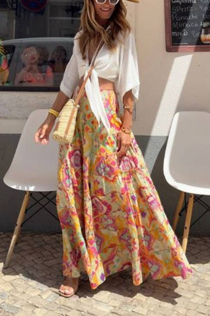 Teri® | Colorful skirt with abstract print