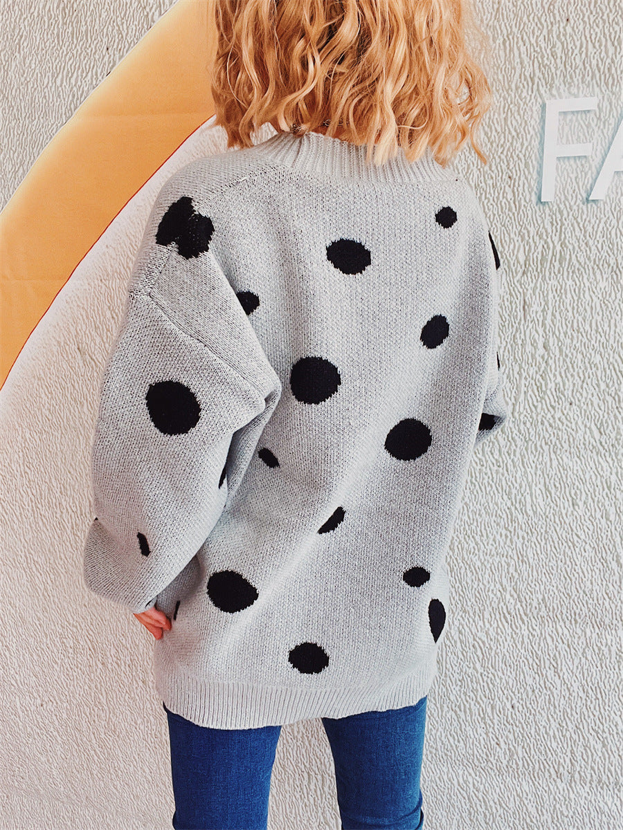 Tamara® | Polka dot cardigan with buttons