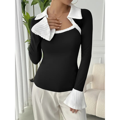 Twyla® | Chic black top for women