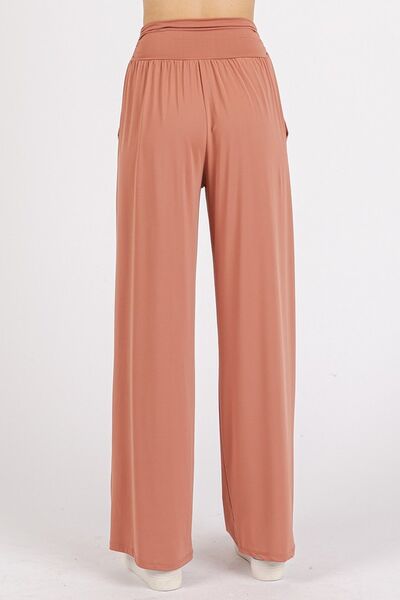 Silvana® | Wide leg trousers with elasticated waist and pockets