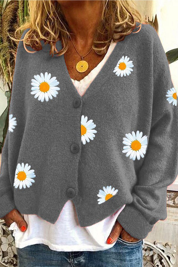 Rafaela® | Chrysanthemum sweater women's cardigan