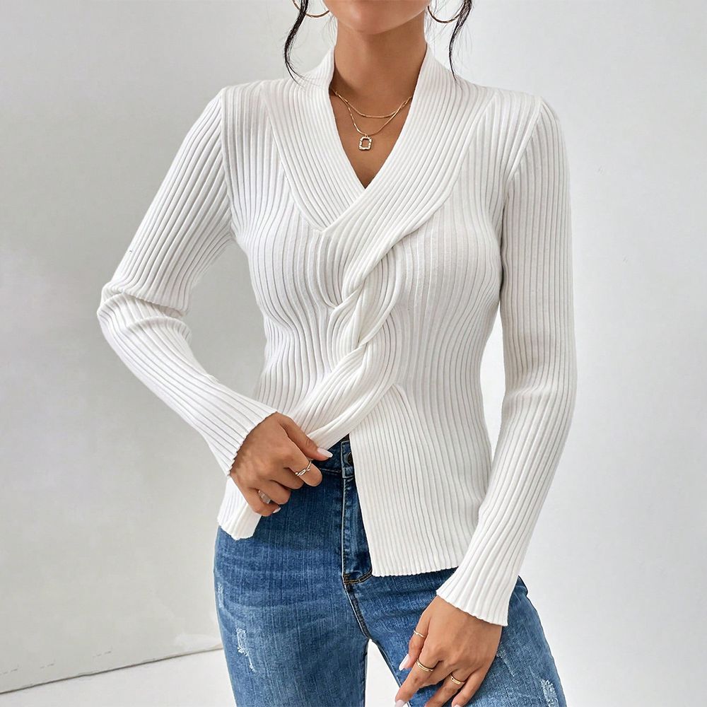 Stella® | Sweater With V Neck And Long Sleeves