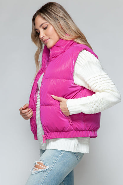 Tatiana® | Snobbish quilted vest with fine fur lining