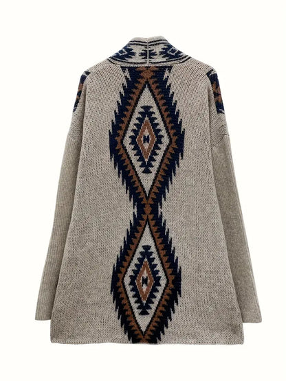 Ana Maria® | Women's cardigan with ethnic print