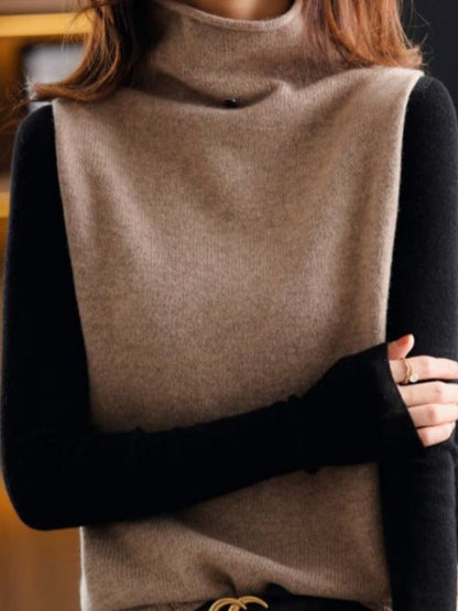 Solea® | Warm turtleneck sweater for women