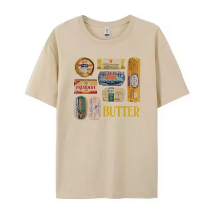 Pilar® | Retro butter t-shirts