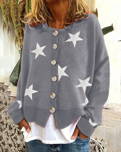 Penélope® | Women's cardigan with star sweater