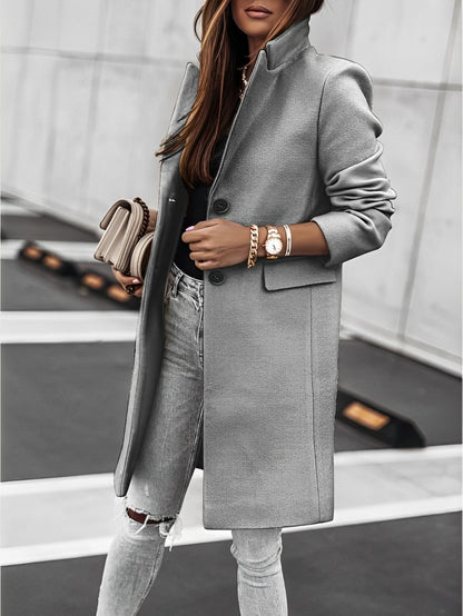 Sydney® | Elegant long coat with buttons