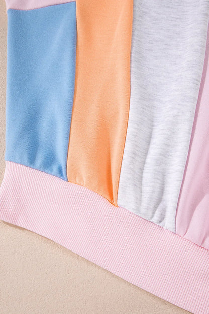 Sigrid® | Color block sweatshirt with a crew neck and long sleeves