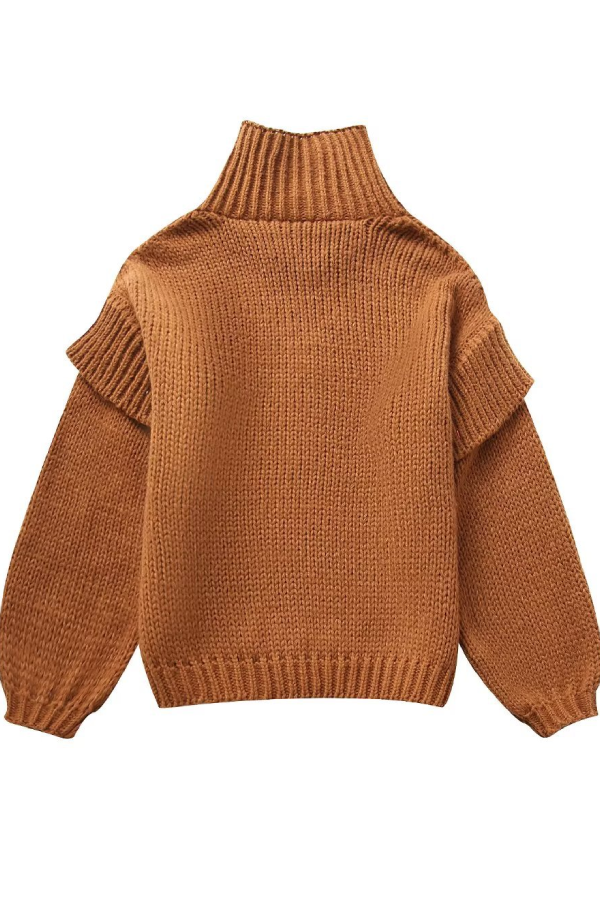 Zoe® | Loose turtleneck sweater with long sleeves