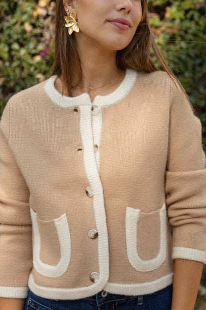 Penélope® | Casual beige cardigan