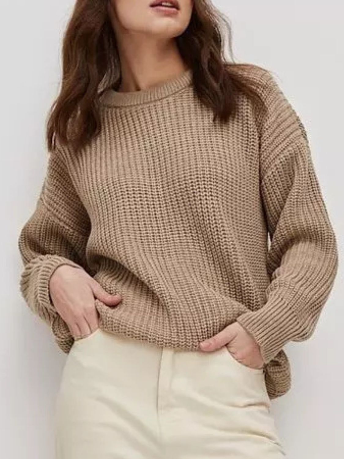 Therese® | Crew neck sweater with long sleeves