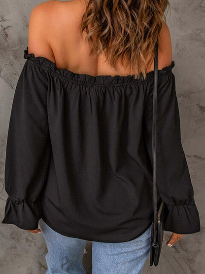 Tallulah® | Off-the-shoulder blouse with flounced sleeves