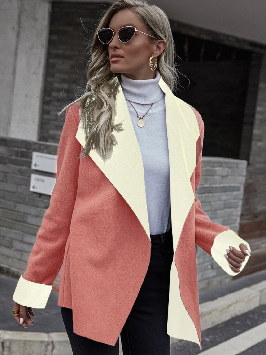 Petra® | Long sleeve open front jacket