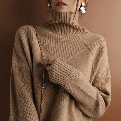 Viviana® | Comfortable soft turtleneck sweater