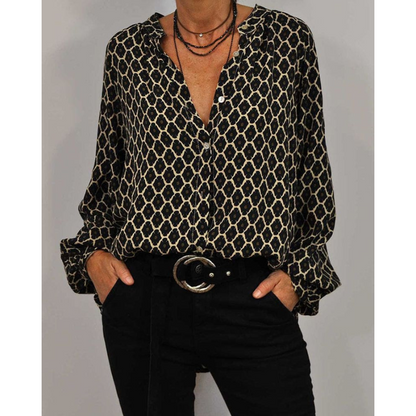 Verna® | Women's blouse with long sleeves