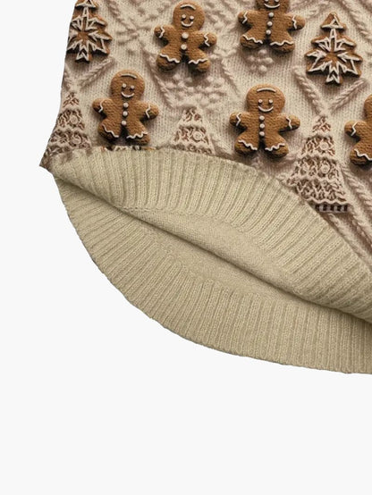 Vittoria® | Gingerbread pattern Christmas sweater