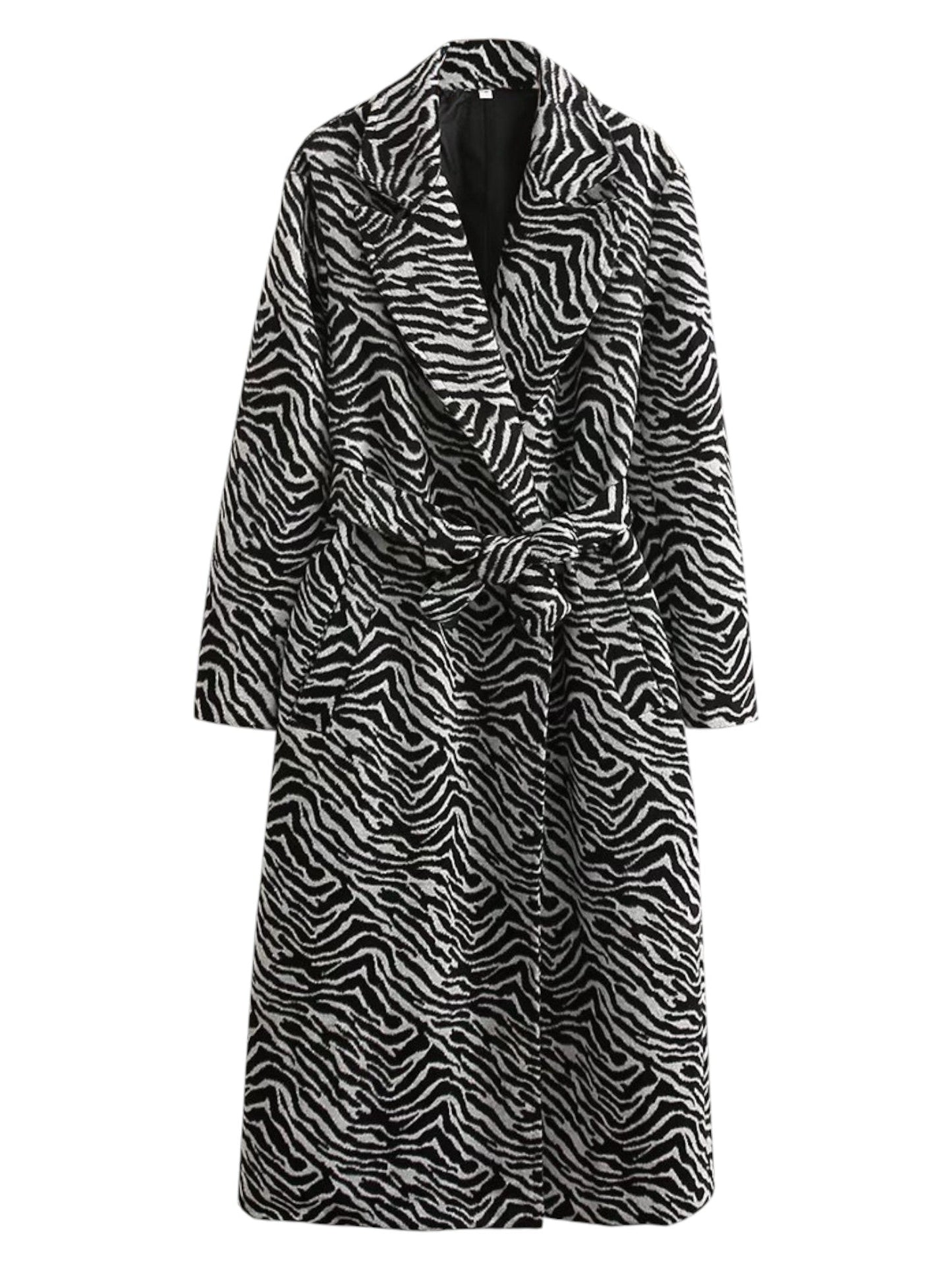 Tamara® | Women's zebra pattern faux fur coat