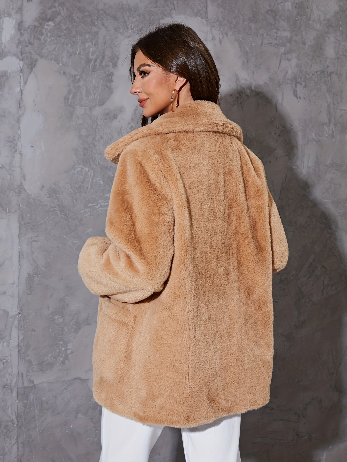 Alba® | Faux fur teddy coat